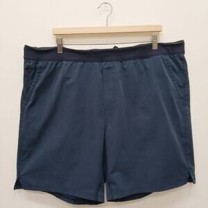 Public Rec Flex Hybrid Performance Shorts Men's 44 Navy Blue Stretch Activewear